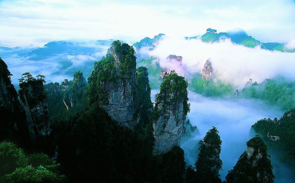 凤凰古城沱江夜景